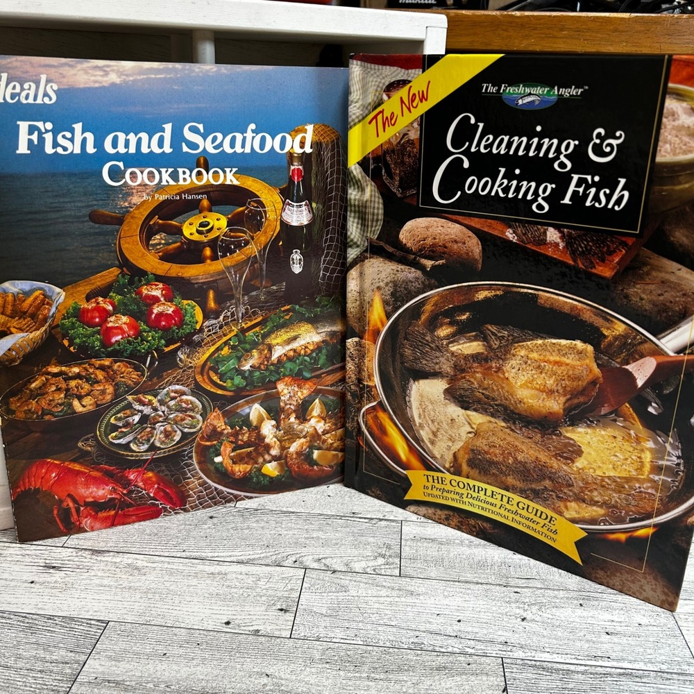 Fish and Seafood Cookbook & The New Cleaning and Cooking Fish 1982/1997 Lot
